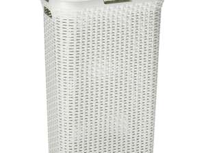 Curver Natural Style 40L Creme Wäschekorb