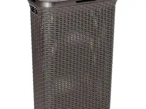 Wäschekorb Curver Natural Style 40L dunkelbraun