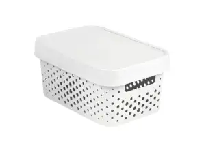 Container vazado com tampa Infinity 4 5L branco