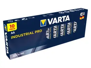 10x batteri R 06 LR06 AA alkaliske Varta Industrial