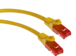 MCTV 300 Y 47260 Cavo patchcord UTP cat6 spina spina 0 5m giallo