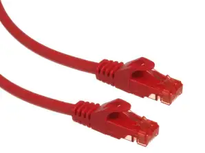 MCTV 303 R 47279 Cavo patchcord UTP cat6 spina spina 3m rosso