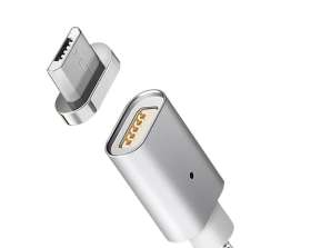 Magnetisches Micro-USB-Kabel Silber Maclean Energy MCE160 Schnelles Laden