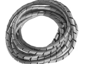 MCTV 684S 48455 Kabelschutzabdeckung 5 6mm 3m silberne Spirale
