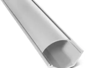 Maclean-Abdeckleiste. Kabelkanal mit Klebeband. Weiß. 1,5 m 43 23 mm. MCTV 575