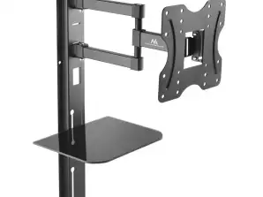 Support TV avec étagère DVD Maclean vesa 200x200 23