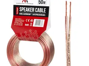 Kabel Maclean Lautsprecher Transparent PVC 2 1.5mm2 / 48 0.20CCA 3 5 7 0mm 50m MCTV 511