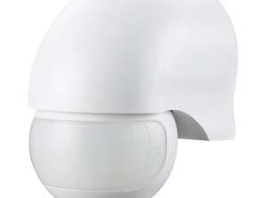 Sensor de movimiento infrarrojo Maclean, alcance 12m, 180°, carga máxima 1200W, MCE203