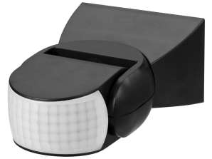 PIR Motion Sensor Maclean. Infrared. IP65. Black. Range 12m. MCE201B