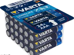 24x R 03 LR3 AAA alkáli elem Varta Longlife Power