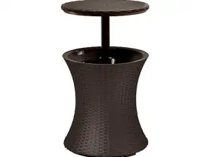 Keter Cool Bar Rattan Garden Bar Castanho