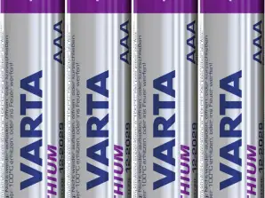 1x Batterie R 03 LR3 AAA 1,5V Lithium Varta