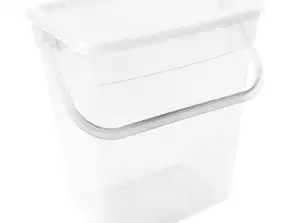 Pulverbehälter Plast Team 6L transparent