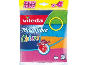 Vileda Colors mikropluoštinės šluostės 4 vnt.