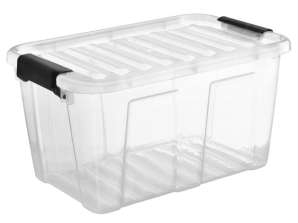Conteneur avec couvercle Plast Team Home Box 30L