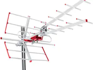 TV-Antenne DVB T/T2 HEVC Maclean passiver Outdoor-Kombifilter Lte UHF/VHF max 100dB?V MCTV 855