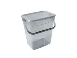 Conteneur à poudre Plast Team 6L transparent gris