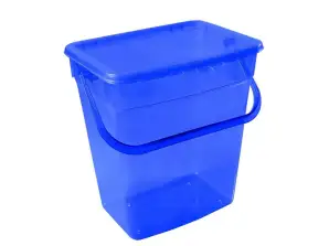 Conteneur à poudre Plast Team 10L transparent marine