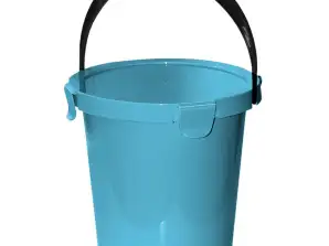 Seau avec couvercle Plast Team Berry 5L bleu clair
