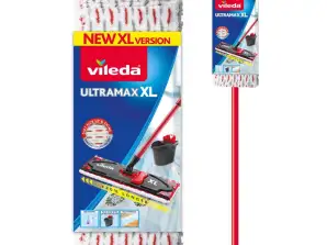 Flat mop with telescopic handle Vileda Ultramax XL