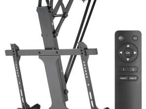 Support électrique de télévision au plafond pour murs inclinés 32