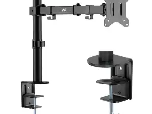 Supporto da tavolo per monitor LCD Maclean. doppio braccio. VESA 75x75 e 100x100. 17 32