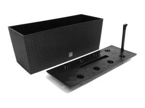 Горщик з вставкою Rato Case DRTC600 антрацит