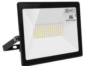 LED Strålkastare Maclean Slim 50W Neutralvit 4000K IP65 PREMIUM MCE550 NW