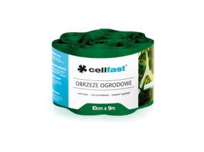 Хвиляста садова обробка 10см x 9м Cellfast темно-зелена