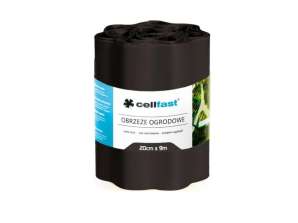 Bordure de jardin ondulée 20cm x 9m Cellfast noire
