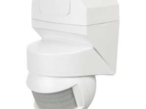 Sensor Maclean. Pared. Movimiento. Crepúsculo. 180° 360°. 2000W. Blanco. MCE295