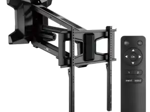 Support électrique pour TV au-dessus de la cheminée Maclean. max VESA 600x400. télécommande wifi. 37