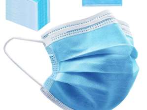 Einwegmaske FFP2 Set 50Stück Farbe Blau 50 Stück Schutzmasken Promedix PR 205