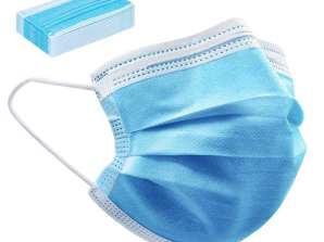 Medizinische Masken CE EN 14683:2019 Set Farbe blau 10 Stück Promedix PR 280 BFE 98