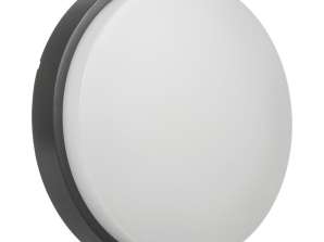 LED-valaisin Maclean. Seinä- ja kattomalli. Väri harmaa. GR 1100lm. 15W. IP54.