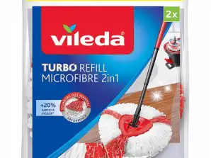 Vileda Turbo 2in1 Roterende Dweil Navullingen 2 stuks