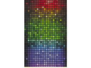 Infrarotheizung flexibles Heizpaneel 430W TRIO Muster 4 Mosaik. Abmessungen 100x57cm mit Regler