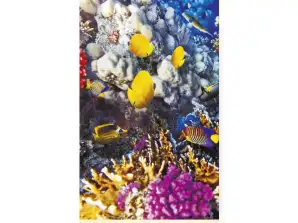 Infrarot Heizgerät flexibles Heizpaneel 430W TRIO Muster 6 Korallenriff Maße 100x57cm mit Regler