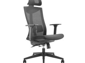 Ergonomisk premium kontorstol med høyt ryggstøtte Ergo Office. max 150 kg. ER 414