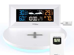 Wireless Weather Station with Wireless/Inductive Charger GreenBlue GB213