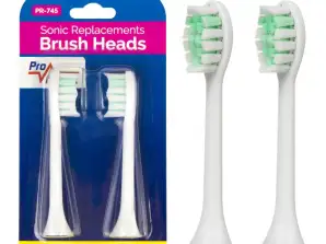 Ersatzbürsten-Set für PR 740 W Promedix 2 Stück in Weiß PR 745 W
