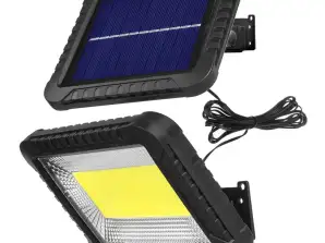 Solcells LED-strålkastare med rörelsesensor Maclean IP44 5W 400lm 6000K litiumbatteri 1300 mAh 5 5V DC MCE438