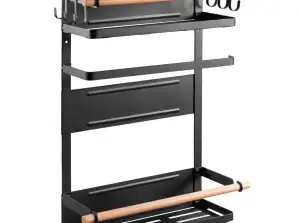 Étagère magnétique pour réfrigérateur / machine à laver Maclean. noire. max. 12 kg. MC 910