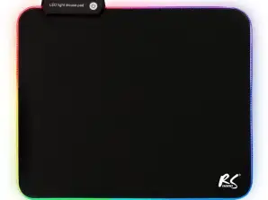 Коврик для игровой мыши NanoRS со светодиодной RGB-подсветкой. 300x250x4мм. RS704