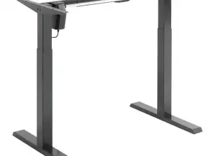 Elektrisches Steh-Sitz-Büro mit Höhenverstellung Ergo Office grau max Höhe 123cm 80 kg ohne Tischplatte für Steh- und Sitzarbeit ER 433