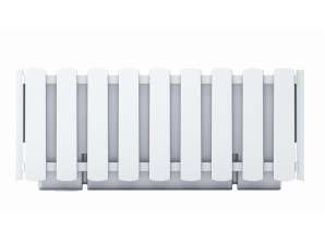 Caja de balcón Boardee Fencycase DDEF400 blanca