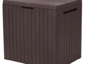 Keter City Depolama Kutusu 113L kahverengi