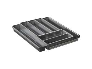 Expandable Cutlery Insert Rotho Domino Anthracite