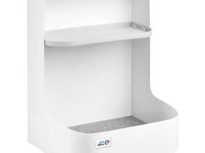 Under-Desk Container / Organizer with Shelf for Accessories Ergo Office White max. 5kg ER 442