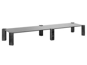 Support double pour écrans Maclean. max. 20kg. verre trempé. 1029x285x127mm . MC 936